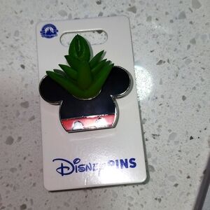 Disney Mickey Mouse Succulent Pin
